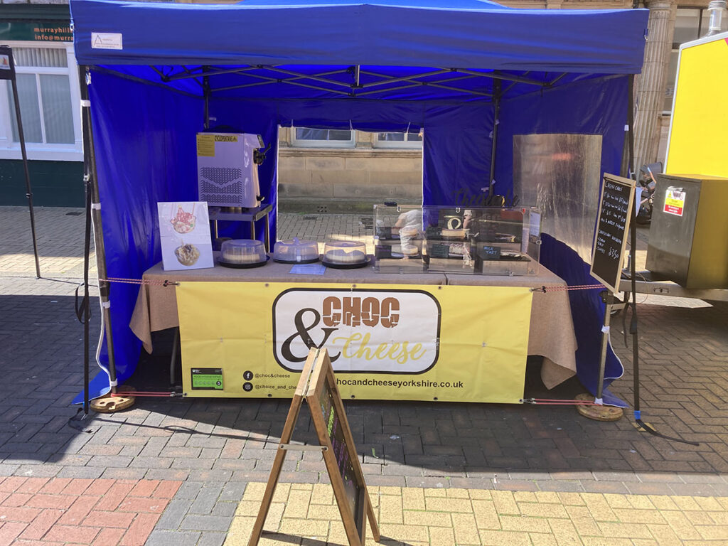 Choc And Cheese All Set Up In Bridlington Yorkshire